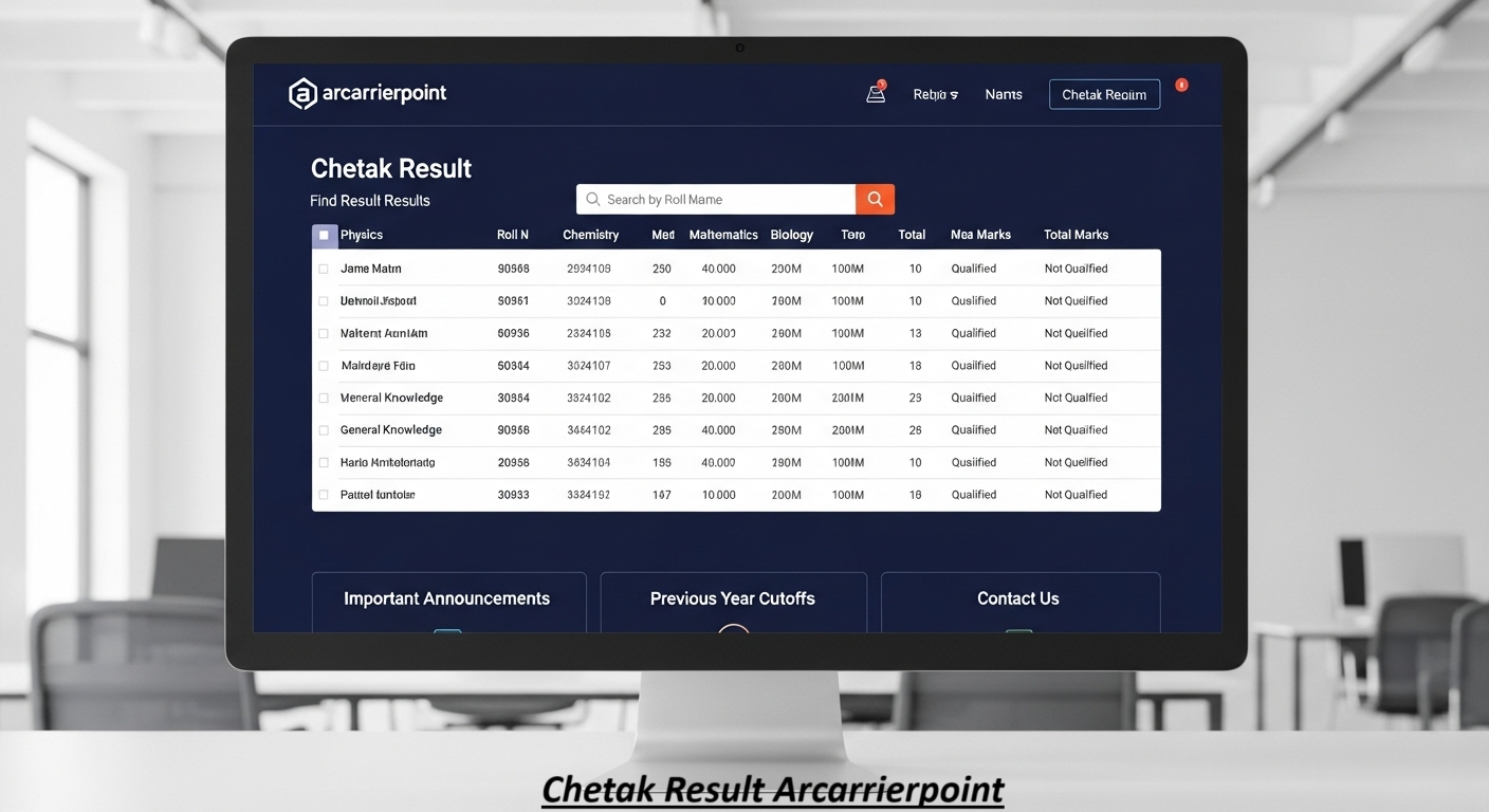Chetak Result Arcarrierpoint
